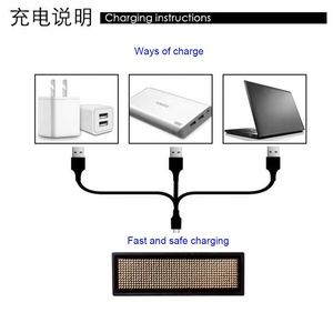 ワイヤレスAPPプログラマブルLED名札バッジLED名札 - Product Image 5