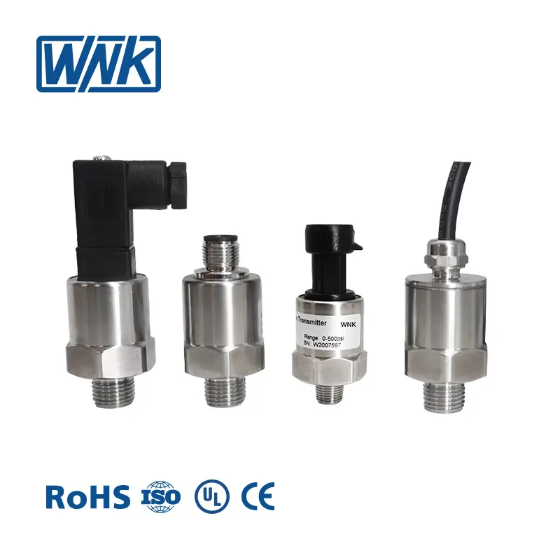 Sensor de pressão de água wnk 4-20ma 0.5-4.5v i2c para ar-condicionado