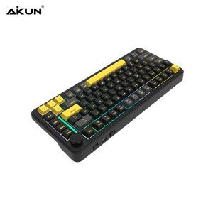 Triple Mode Wireless Rechargeable Gaming <strong>Keyboard</strong> with <strong>Mechanical</strong> Switch-Gasket 5 Structure-RGB Backlight-Multi OS-Smart Display - Product Image 5