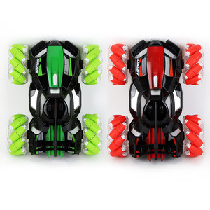 รถแข่งบังคับระยะไกลแบบ4WD ใหม่ล่าสุดพร้อมไฟ LED แบบชาร์จไฟได้หมุนได้360 ° - Product Image 5