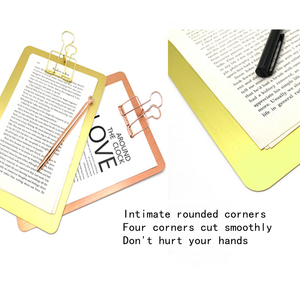 คลิปบอร์ดสแตนเลสแท้คลิปบอร์ดหนัก A5 A4คลิปบอร์ดสำหรับสำนักงานโรงเรียนโรงพยาบาลไดเนอร์สโรงแรม - Product Image 5