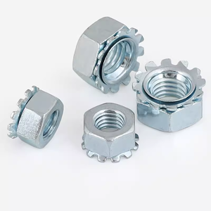 Custom 1/4 Inch 10mm M8 M6 Galvanzized <strong>K</strong>-lock Stainless Steel <strong>Round</strong> Hex <strong>K</strong> Lock Nut <strong>K</strong>-nut Knuts Nuts - Product Image 2