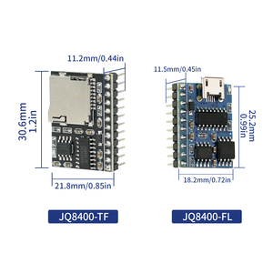 JQ8400-FL-4M USB <strong>Programable</strong> MP3 Voice Player Module with 3W Amplifier <strong>UART</strong> Control One-Line Serial/TTL Control 4M - Product Image 3