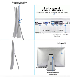High Quality OEM AIO PC 19 Inch Core I3 I5 Ordinateur Bureau Touch Screen <strong>Computer</strong> Barebones All in One <strong>Computers</strong> for Office