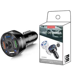 Universal 4 Prot QC3.0 5V 7A 12V24V多目的高速携帯電話充電USBカーチャージャー - Product Image 1