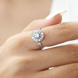 Fidget chống căng thẳng lo lắng nhẫn cho phụ nữ mạ vàng xoay mặt trời quay hướng dương lo lắng hướng dương spinner vòng - Product Image 5