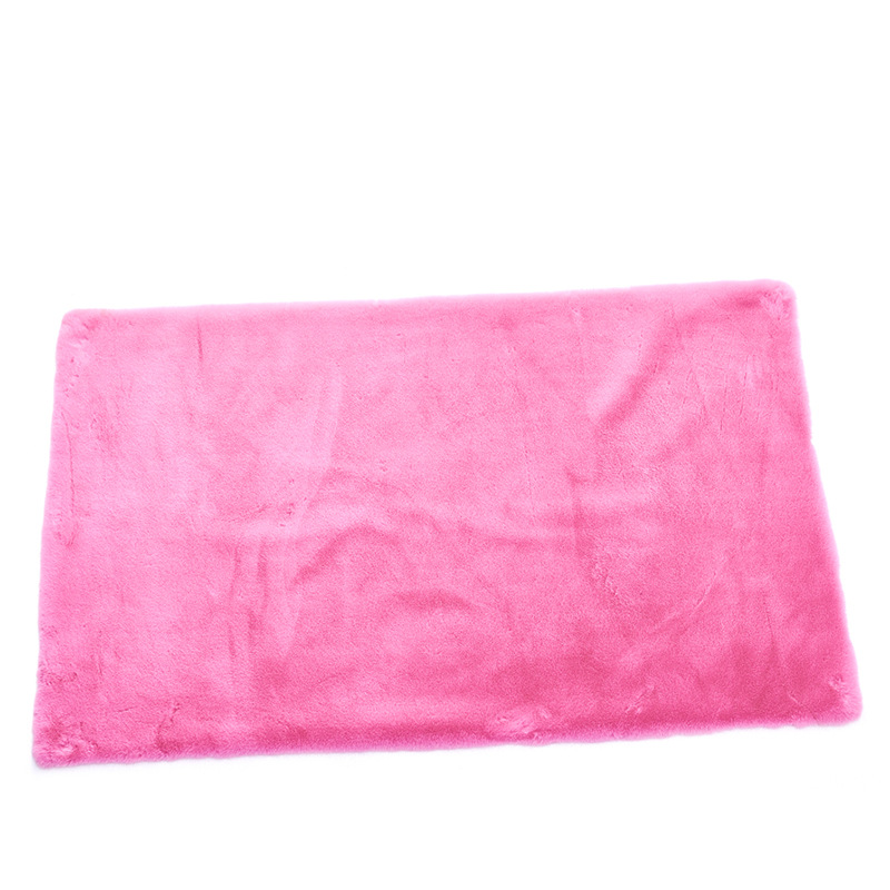 Fourrure de lapin rose