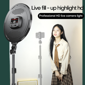 ใหม่14นิ้ว Dimmable การถ่ายภาพนำแผงวิดีโอโคมไฟ3000K-6500K การถ่ายภาพโคมไฟที่มีการควบคุมระยะไกลสำหรับ Youtube - Product Image 3