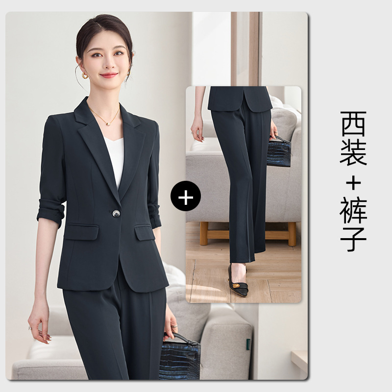 Black suit pants