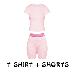 Tshirt set-Pink