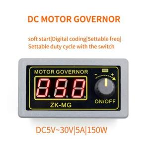DC 5-30V 12v 24v 5A DC Motor Controller PWM Einstellbare Speed Digital display encoder duty verhältnis frequenz MAX15A - Product Image 4