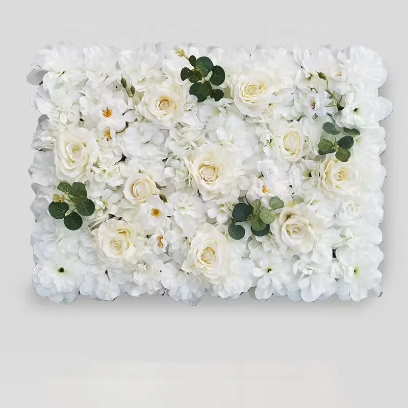 2024 atacado 40*60cm flor artificial painel backdrop parede para casamento