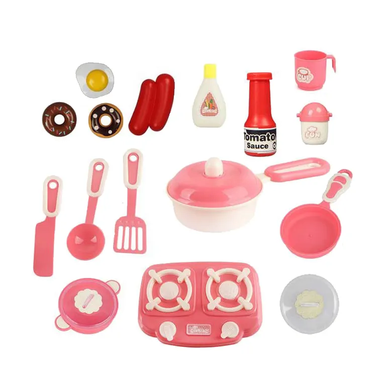 Ept Dollartoys Promotie Schattige Roze Alsof Speel Eten Koken Keukenspeelgoed