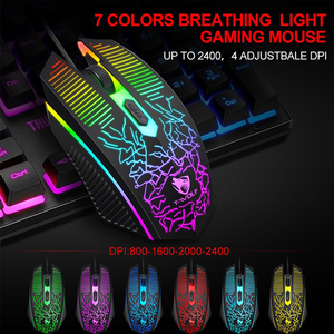 Customized Gaming <strong>Keyboard</strong> and Mouse <strong>USB</strong> LED Headset and Mouse Pad Combination 4 in 1 Game Set - Product Image 2