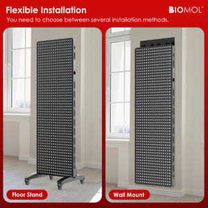 Biomol Fitness Serie 70 Inch 5W <span class=keywords><strong>Led</strong></span> <span class=keywords><strong>7</strong></span> Golven Full Body Rood Licht Infrarood Lichttherapie Paneel Voor Gymnastiekgebruik - Product Image 5