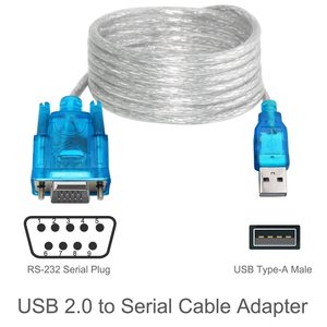 USB-シリアルRS232DB9アダプター、USB 2.0-シリアルケーブル9ピンオスアダプター、チップセットRS-232コンバーターケーブルチップセット