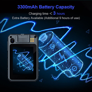 KT-Z1 5G Body Worn <strong>Camera</strong> Night Vision Indoor Analog Network CCD Face Recognition SD Card OEM Customizable Vision Series - Product Image 4