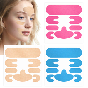 Anti-kırışıklık önceden kesilmiş yüz kaldırma cilt sıkılaştırma yamalar bant etiket alın ve göz için kırışıklık giderici - Product Image 2