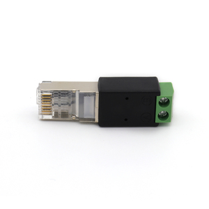 Adaptador de terminal de tornillo de red RJ45 8P4C a 2 pines - Product Image 1