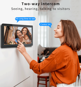 Anjielo Smart 1080P FHD fotocamera a colori e Touch Screen interfono Video a 2 linee con ingresso sicuro tramite Password e scheda IC - Product Image 3
