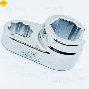 ประแจหกเหลี่ยมปลายเปิด ประแจซ็อกเก็ตเซ็นเซอร์ออกซิเจน ประแจถอดท่อส่งน้ำมันเชื้อเพลิง เครื่องมือซ่อม <span class=keywords><strong>17</strong></span> 19 22 24 - Product Image 4