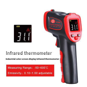0-600c cầm tay kỹ thuật số công nghiệp Ngoài Trời <span class=keywords><strong>Laser</strong></span> pyrometer ABS vật liệu hồng ngoại nhiệt kế không tiếp xúc nhiệt độ mét súng - Product Image 3