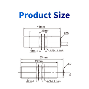 FSY1812-PL <strong>M18</strong> Nut fastener 12 mm <strong>Detection</strong> Distance 8mm waterproof ,proximity <strong>sensor</strong> - Product Image 2
