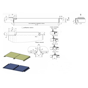 Металлическая стеновая облицовочная листовая панель делая машину - Product Image 4