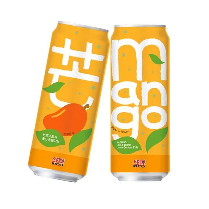 Preço por atacado RICO marca suco bebidas 490ml Mango suco bebida exótica lanche refrigerantes