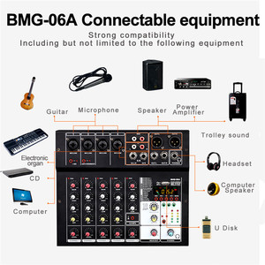 BMG-interfaz de Audio USB para grabación de PC, tarjeta de sonido con efecto DSP - Product Image 6