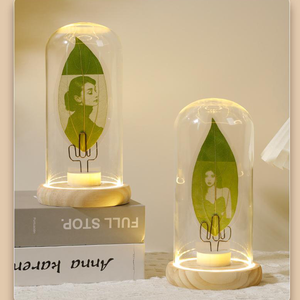 Laser lá khắc gỗ xoay khung ảnh Acrylic hình ảnh khung ảnh cho lá ảnh - Product Image 5