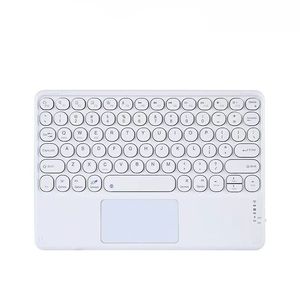 For IPad&amp;PhoneQuiet Bluetooth <strong>Keyboard</strong> with Touchpad,10 Inches,With Mouse Set,7-Colors Backlit, Portable