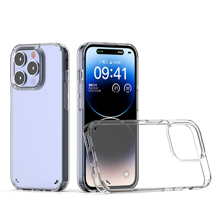 Dernier cri téléphone portable 5g pour iPhone11 X/XS XR, étui de téléphone portable transparent en acrylique hybride pour iPhone 15 14 13 12 11 Pro Max