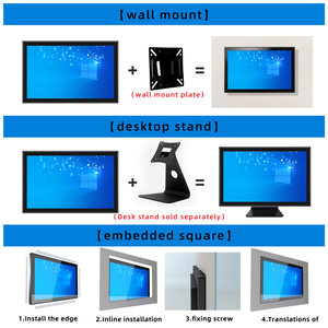 15,6 18,5 Monitor de pantalla táctil capacitiva de 10 puntos de 21,5 pulgadas Entrada Vga Monitor LCD Computadora industrial RK3288 2G + 16G - Product Image 5