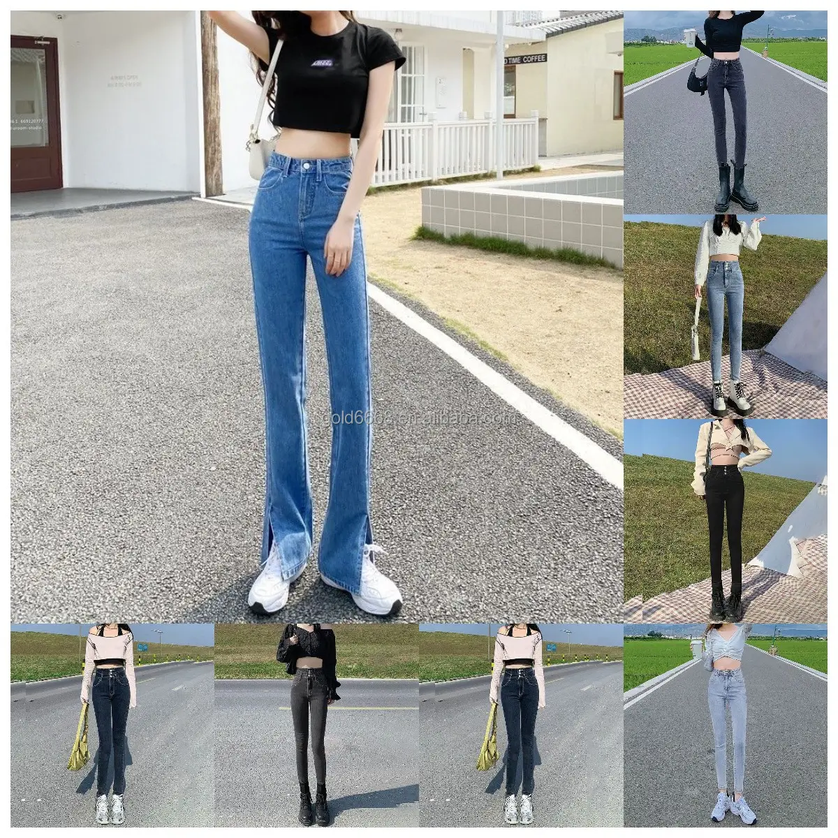 Factory Price Women's Jeans Elastic Slim Fit Women's Tight Jeans Small Leggings Sexy Jeans Fashion