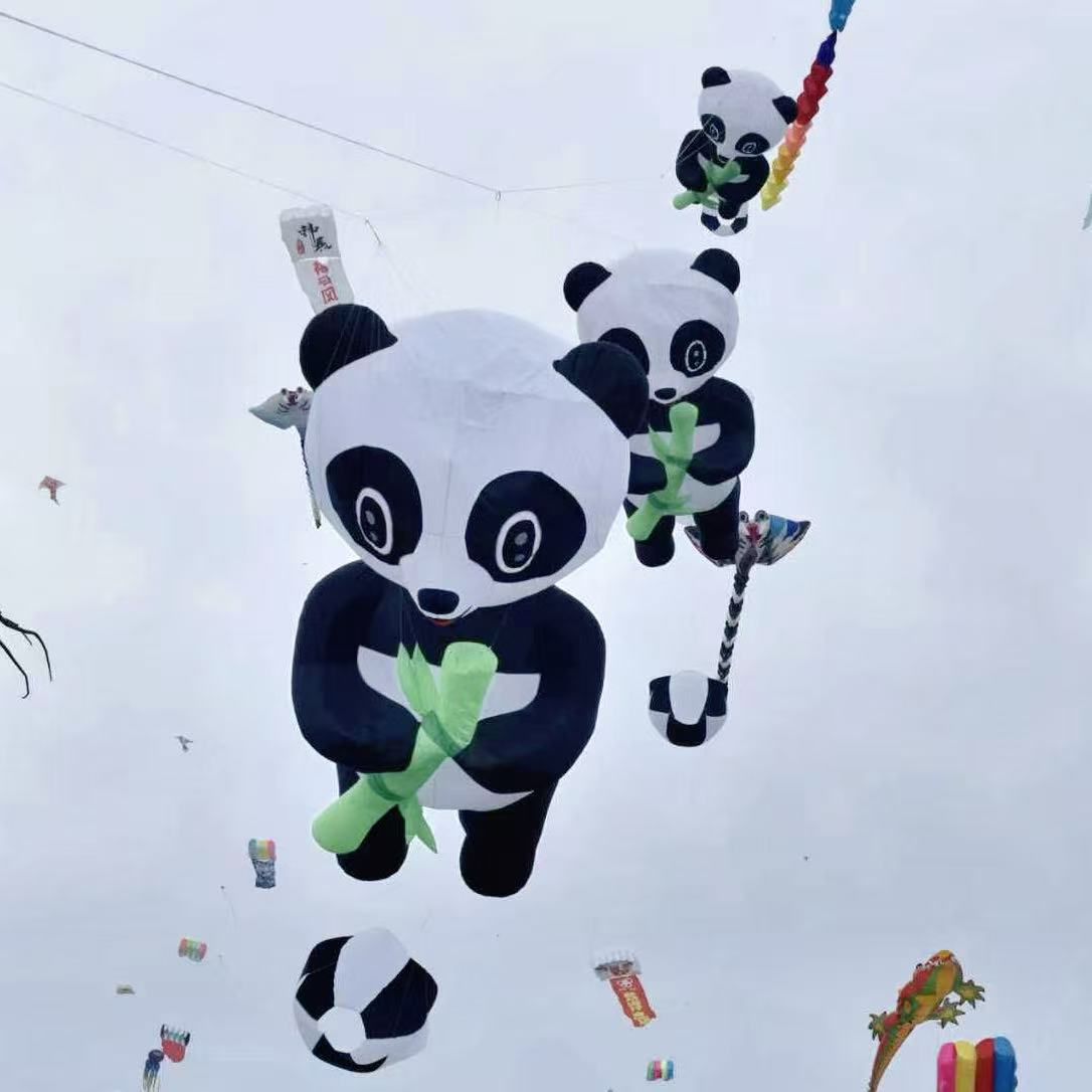 Panda de dessin animé 3D