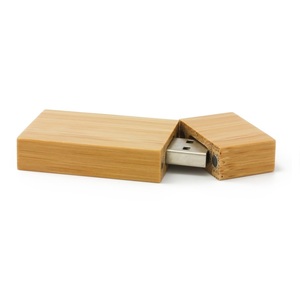 经典矩形设计标志个性化Usb 3.0时尚木制Usb钥匙带结婚礼盒Lfw-02 - Product Image 4
