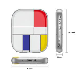 Yeni mobil sabit Disk ORICO-H5 2.5 inç Mondrian-Inspired taşınabilir tip-c harici SSD, bellek: 128GB harici sabit Disk - Product Image 2