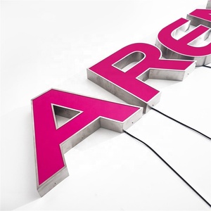 Hohe Helligkeit LED-Beschilderung Benutzer definierte leuchtende Wort werbung Beschilderung 3d LED beleuchtete Buchstaben Zeichen - Product Image 4
