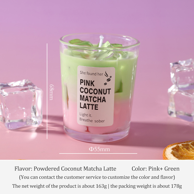 Latte Matcha à la noix de coco rose - Petit