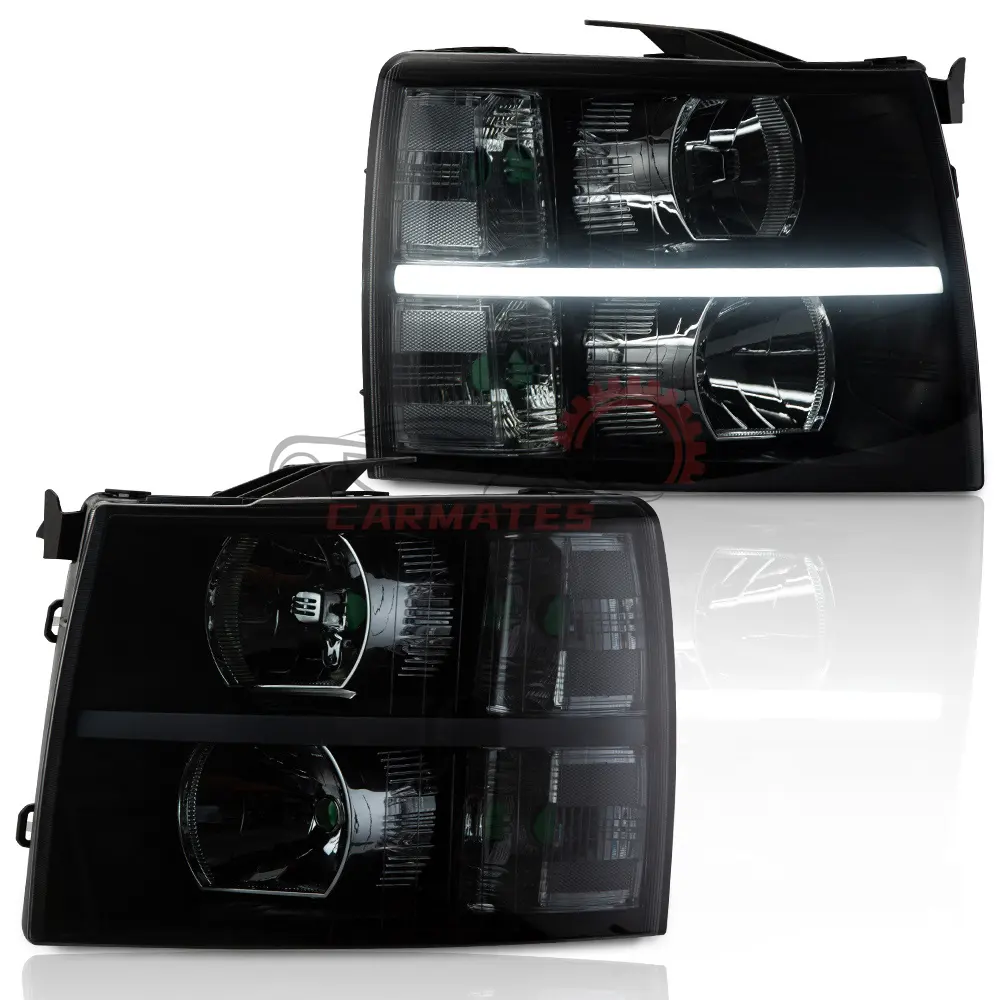 LED TUBE headlight For 2007-2013 Chevy Chevrolet Silverado 1500 2500 3500 HD headlamp headlamp DRL daytime running light