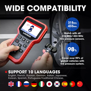 LAUNCH CRT 5011X TPMS Relearn Tool 315MHz 433MHz Tire Pressure Sensor <strong>Programing</strong> OBD2 Scanner TPMS Diagnostic Tools - Product Image 6