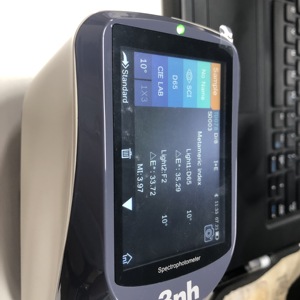 X-rite Ci62 Portable Spectrophotometer Replaced by 3NH YS3020 8mm Aperture Colorimeter with D/8 Optical Structure - Product Image 1