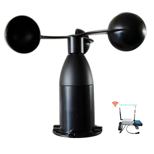 0-60 m/s Estación Meteorológica de aleación de aluminio Anemómetro de viento Sensor de velocidad del viento con voltaje analógico 0-5V 0-10V Salida de pulso RS485 - Product Image 1