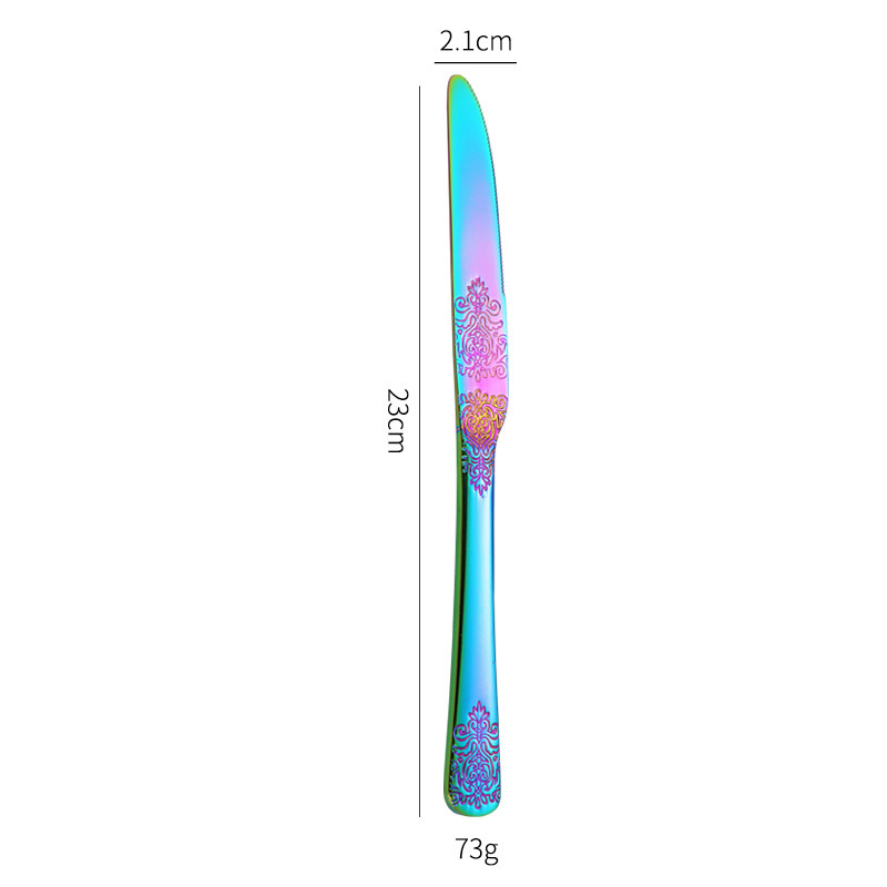 Couteau arc-en-ciel