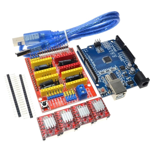 CNC Shield V3 Gravier maschine 3D-Drucker 4-teilig DRV8825 oder A4988 Treiber-Erweiterungs karte für Arduino UNO R3 mit USB-Kabel