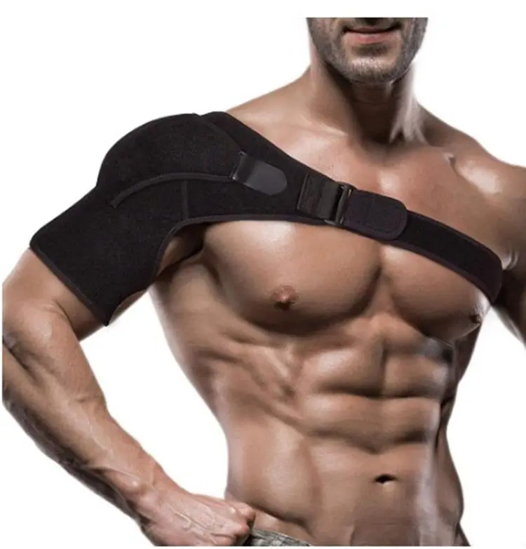 Support d'épaule en néoprène respirant réglable, Protection et récupération de l'épaule droite et gauche