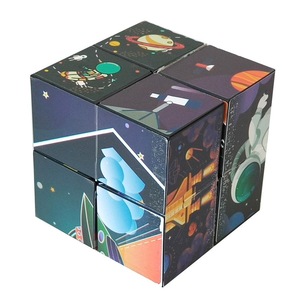 Infinity Magic Cube nuovo Puzzle Anti-Stress giocattolo di plastica con punta delle dita per lo sviluppo cognitivo decompressione della forma dello spazio per - Product Image 4