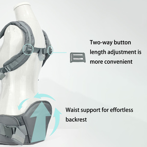 Kalça koltuk ile bebek taşıyıcı için rahat ve nefes çok fonksiyonlu ayarlanabilir bebek tutucu taşıyıcı - Product Image 6