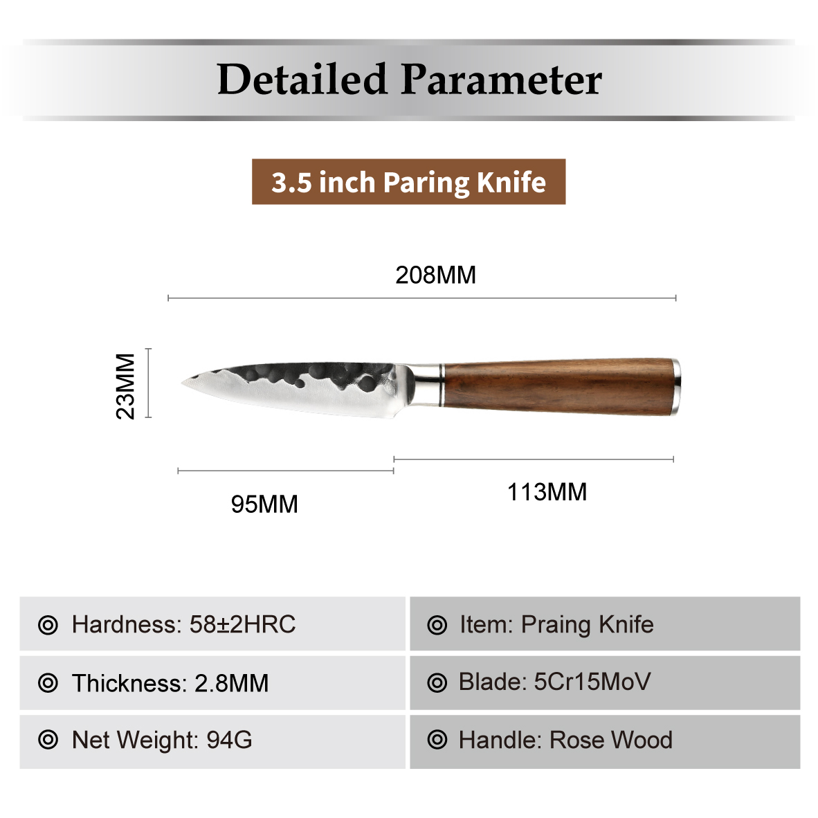 3.5 inch Paring Knife